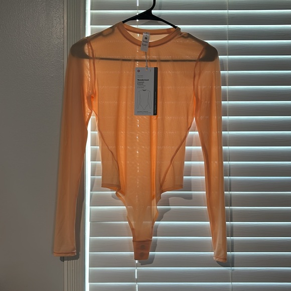 Lululemon Wundermost Nulu Mesh Long-Sleeve Crewneck Bodysuit - Picture 3 of 3